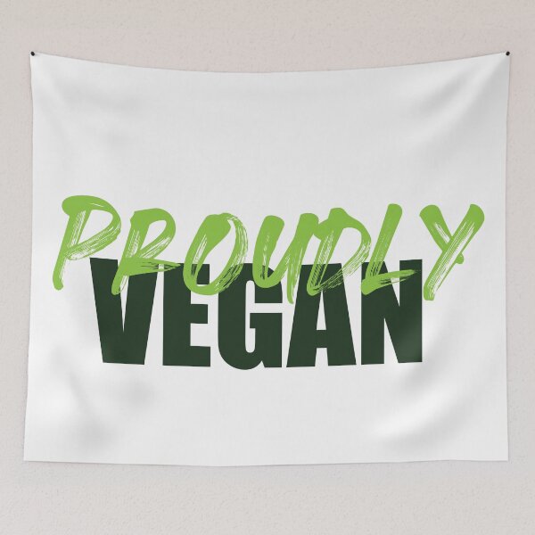 Item preview, Proudly Vegan designed and sold by FierceRoots.