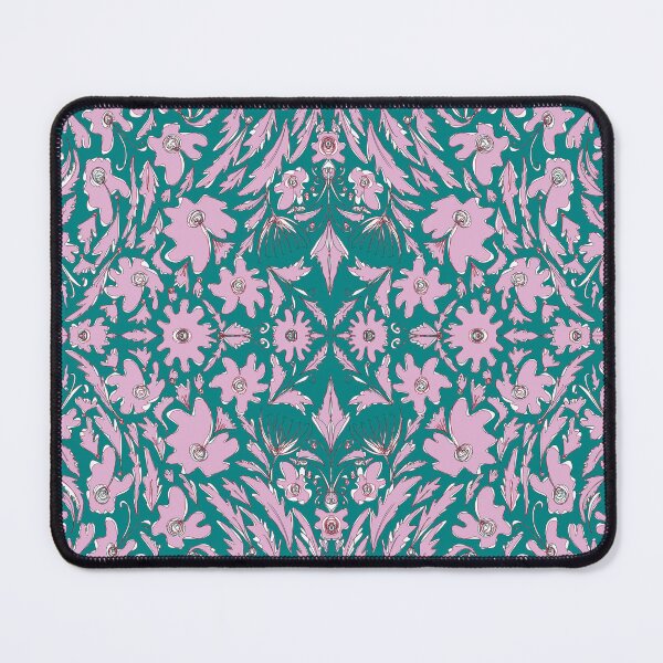Item preview, Summer florals green motif designed and sold by DreamKaracters.