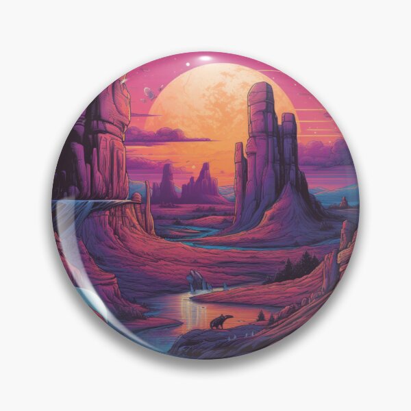 Artikelvorschau, Verzauberte Retrowave Colorado Monument-Fantasie entworfen und verkauft von themousery.