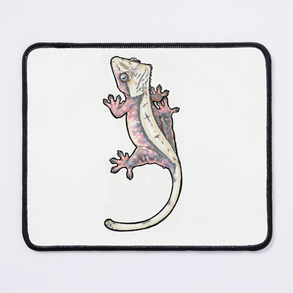 Item preview, Pastel Pinstripe Crested Gecko (Correlophus ciliatus) Art designed and sold by Duelism.