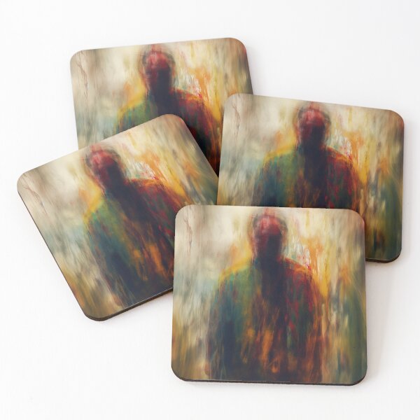 Item preview, Veil of Shadows, Abstract Digital Art, Faceless Figure, Dark, Haunting, Stained Background, Identity, Unknown, High Resolution, 4:5 Ratio, Wall Art, Nightmares" designed and sold by stateofhuman.