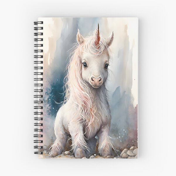 Item preview, Cute Baby Unicorn Foal Fantasy Watercolor Art designed and sold by CGSGraphics.