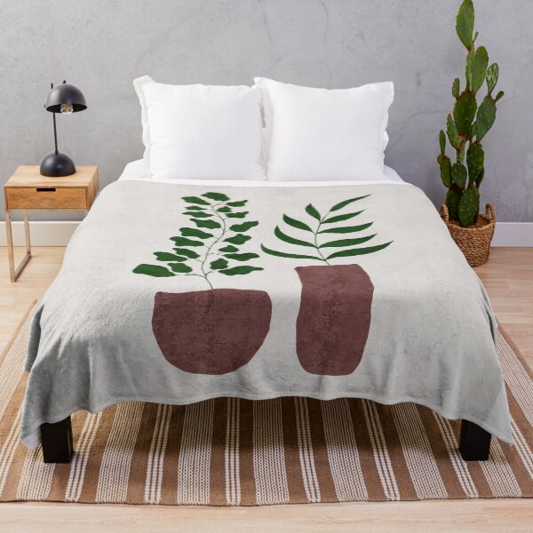 Item preview, Plant Friends - Minimal, Modern - Tropical Abstract Art designed and sold by Studio Grafiikka.