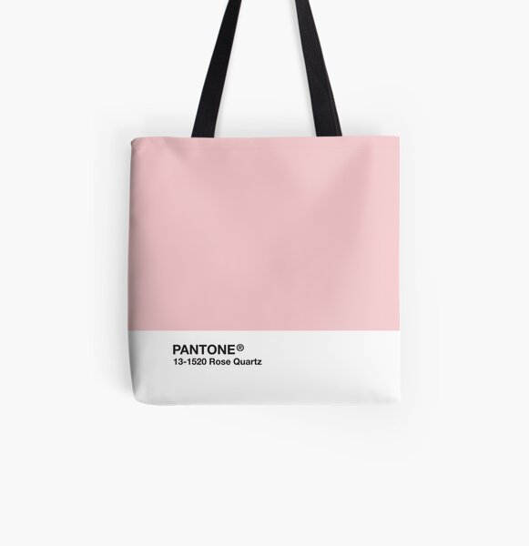 Pantone Series and Tumblr Vibes - Rose Quartz AKA Millennial Pink All Over Print Tote Bag