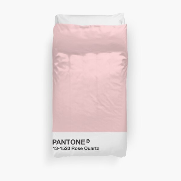 Pantone Series and Tumblr Vibes - Rose Quartz AKA Millennial Pink Duvet Cover