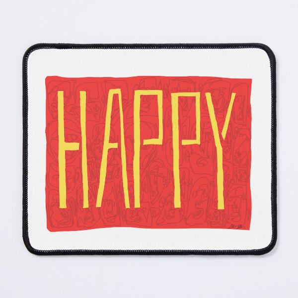 Item preview, "Official Happy Sticker" designed and sold by BluSquishyArt.