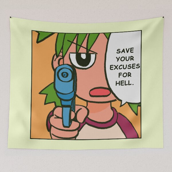 Item preview, I draw water gun yotsuba says save your excuses for hell meme designed and sold by RansRoom.