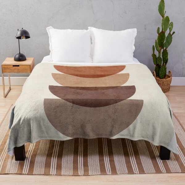 Item preview, Stacked Half Circles - Minimal, Modern, - Terracotta Abstract Art designed and sold by Studio Grafiikka.