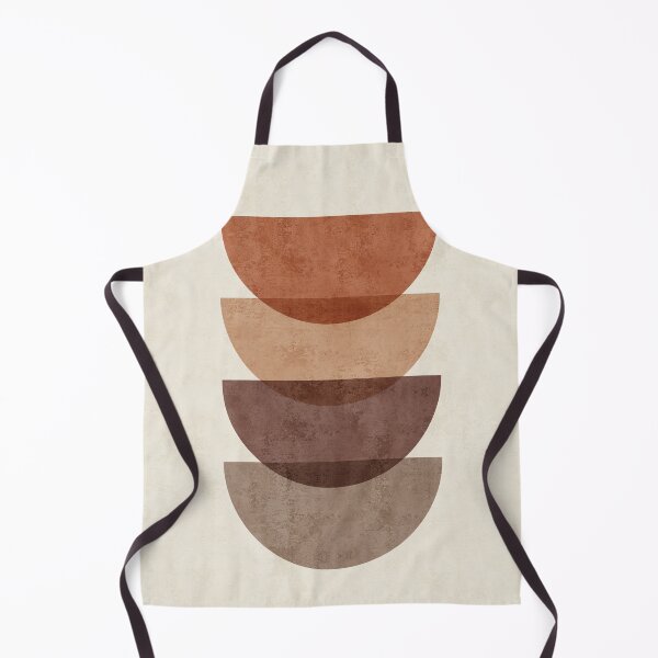 Artikelvorschau, Stacked Half Circles - Minimal, Modern, - Terracotta Abstract Art entworfen und verkauft von Studio Grafiikka.