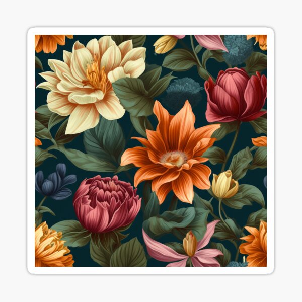 Floral Pattern Sticker