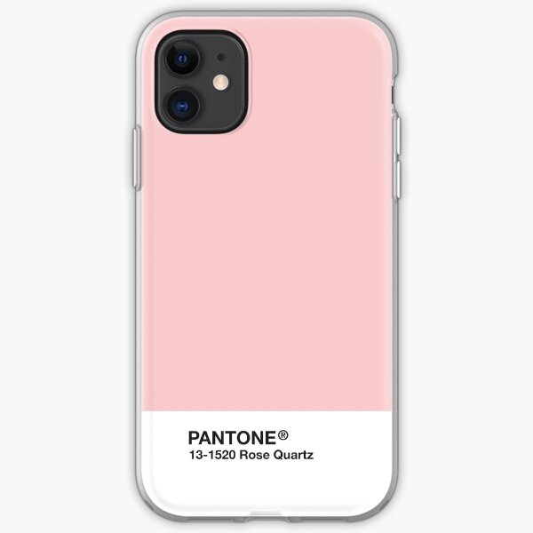 Pantone Series and Tumblr Vibes - Rose Quartz AKA Millennial Pink iPhone Soft Case