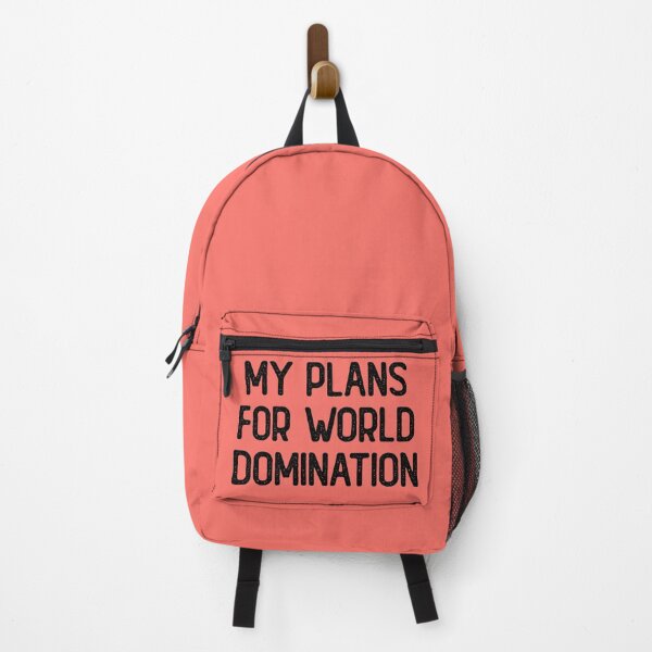 Item preview, My Plans For World Domination Notebook designed and sold by Sour Soul.