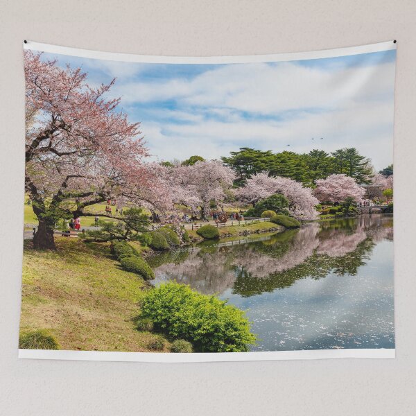 Item preview, Cherry Blossom Sakura Trees in Spring Tokyo  designed and sold by Martin Berry Photography.