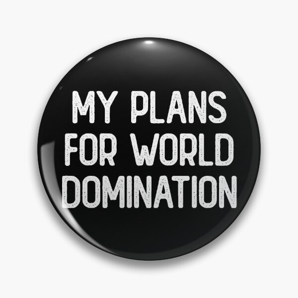 Item preview, My Plans For World Domination Ruler designed and sold by Sour Soul.