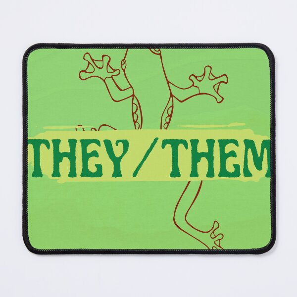 Item preview, They/Them Frog (square) designed and sold by julove13.