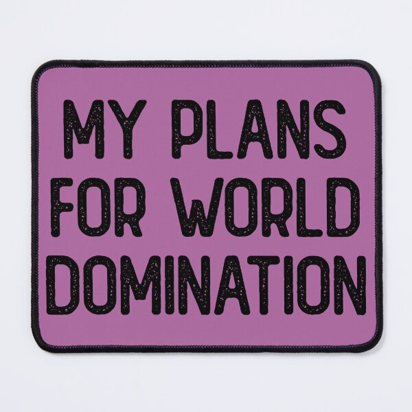 Item preview, My Plans For World Domination Educational designed and sold by Sour Soul.