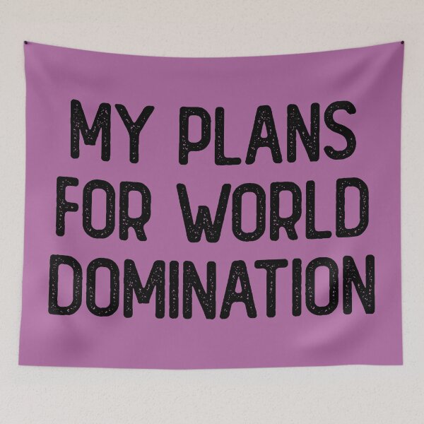 Item preview, My Plans For World Domination Educational designed and sold by Sour Soul.