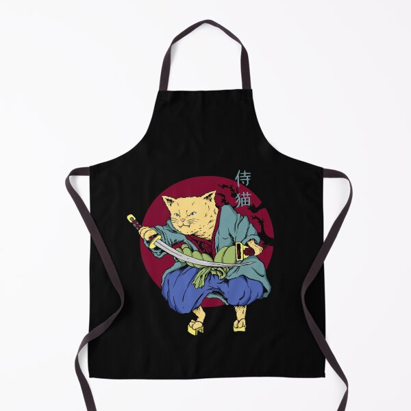 Item preview, Samurai cat (Bushi cat) designed and sold by PopcornpunkART.