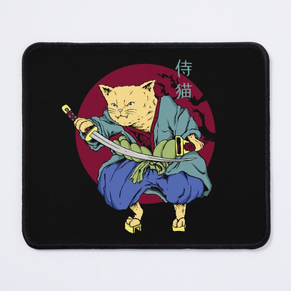 Item preview, Samurai cat (Bushi cat) designed and sold by PopcornpunkART.