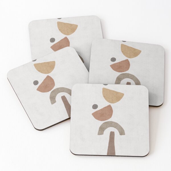 Item preview, A Subtle Balance - Mid Century Modern Art - Minimal - Terracotta Abstract designed and sold by Studio Grafiikka.