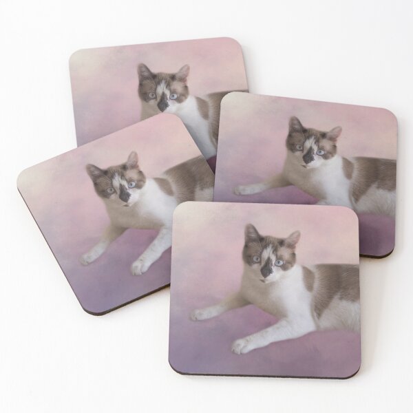 Item preview, Dreamy Snowshoe Cat 02 designed and sold by Elisabeth Lucas.