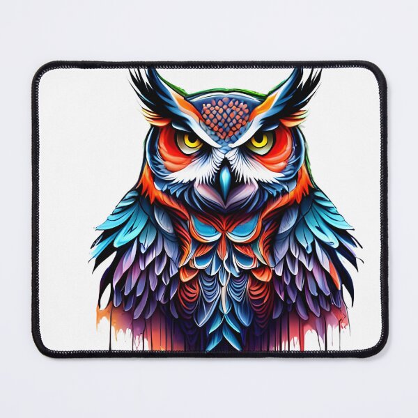 Item preview, Vibrant Painted Wise Owl designed and sold by WitchyWare.