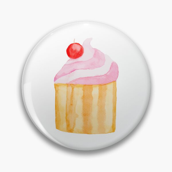 Item preview, Watercolor sweet cupcakes designed and sold by KanyaluckArtist.