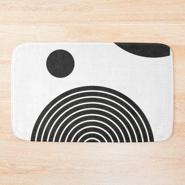 Artikelvorschau, Breaking Out - Minimal Geometrical Arch - Mid Century Modern Abstract - black, White entworfen und verkauft von Studio Grafiikka.