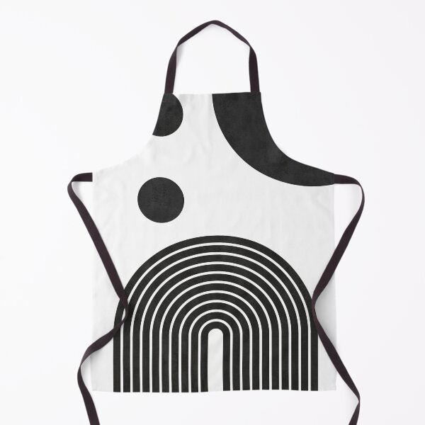 Artikelvorschau, Breaking Out - Minimal Geometrical Arch - Mid Century Modern Abstract - black, White entworfen und verkauft von Studio Grafiikka.