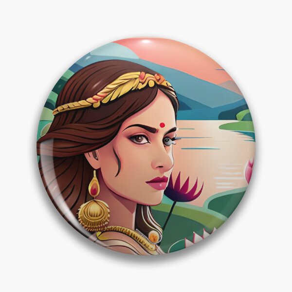 Item preview, Devi with the Lotuses  designed and sold by SriGem.