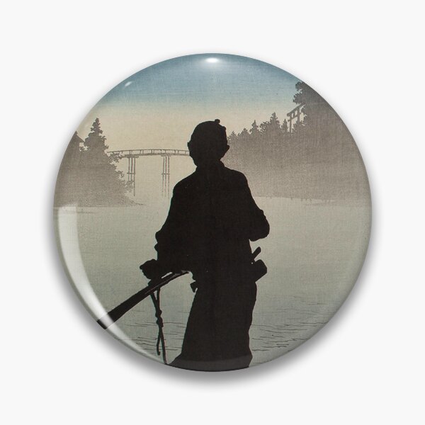 Item preview, Arai Yoshimune Boat on the Sumida River in moonlight designed and sold by jamesjail.