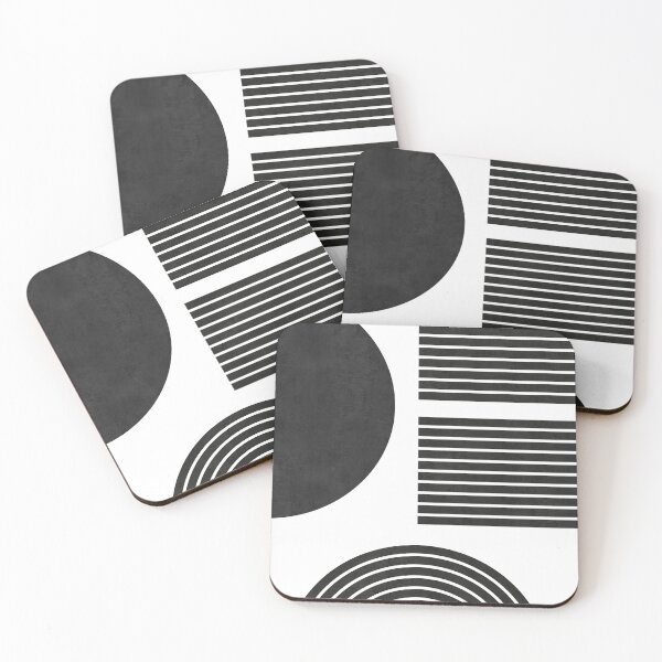 Item preview, Lines and Curves - Minimal - Mid Century Modern Abstract designed and sold by Studio Grafiikka.