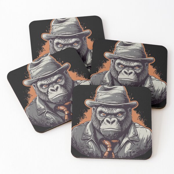 Item preview, Gangster Gorilla Vector Art designed and sold by Hueverse.