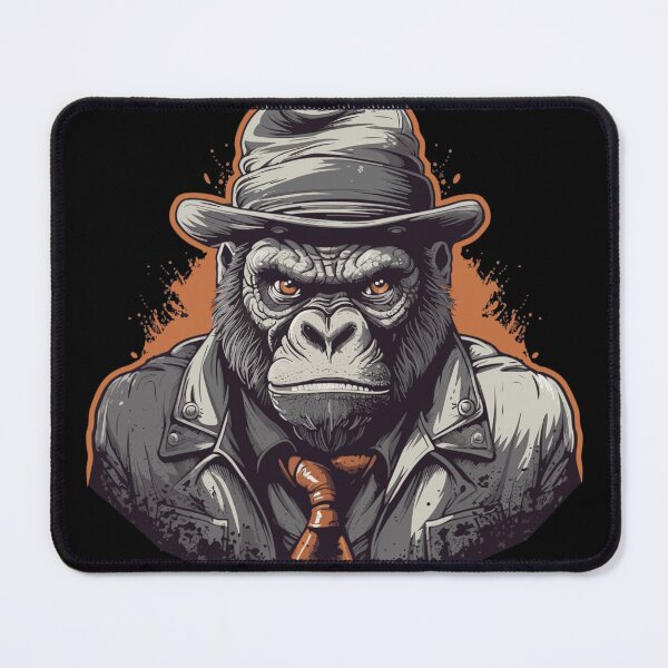 Item preview, Gangster Gorilla Vector Art designed and sold by Hueverse.