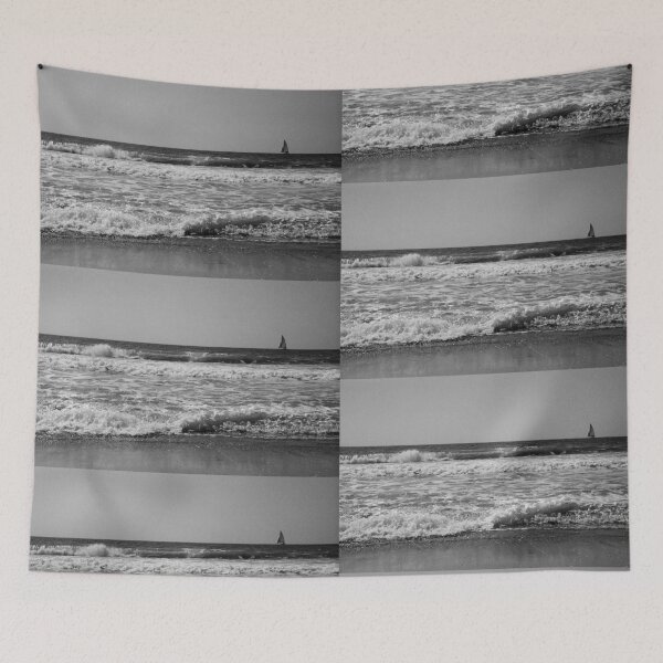 Item preview, lone sailboat monochrome, no. 1 designed and sold by stillmoment.