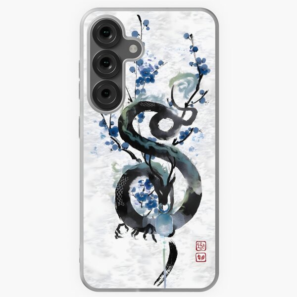 Item preview, Japanese Blue Night Dragon Ink Wash designed and sold by outdoorway.