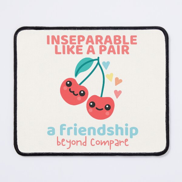 Item preview, Cute Cherry Pair - A Friendship Beyond Compare designed and sold by TrippyHistory.