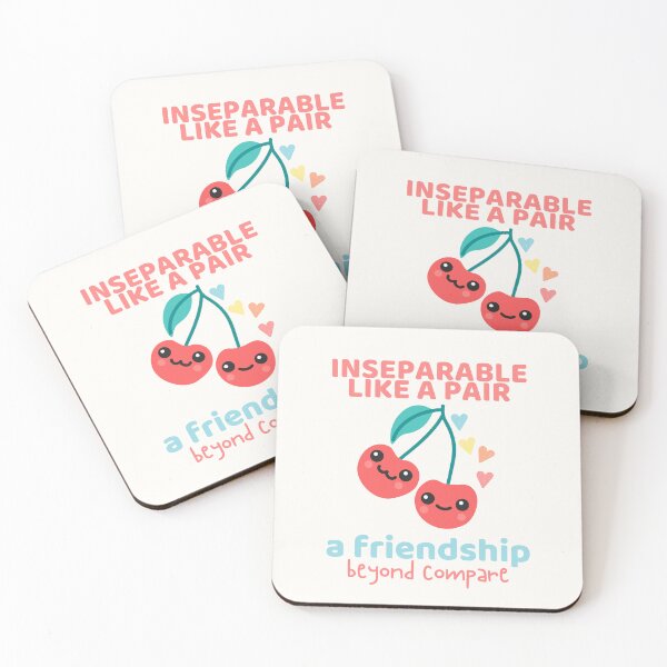 Item preview, Cute Cherry Pair - A Friendship Beyond Compare designed and sold by TrippyHistory.