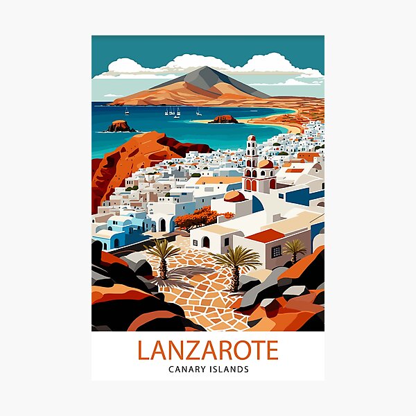 Item preview, Lanzarote Poster Spain Travel designed and sold by jamesjail.