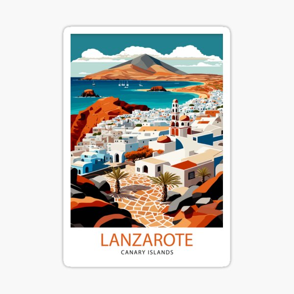 Item preview, Lanzarote Poster Spain Travel designed and sold by jamesjail.