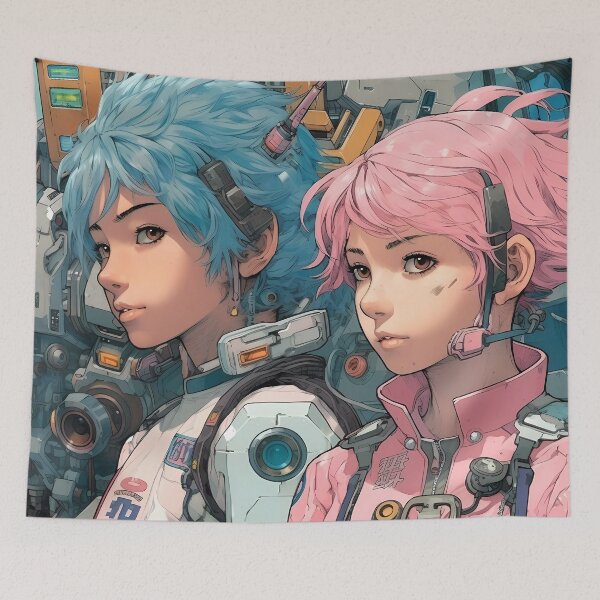 Item preview, Nanami and Misaki designed and sold by Girls and Mechs.