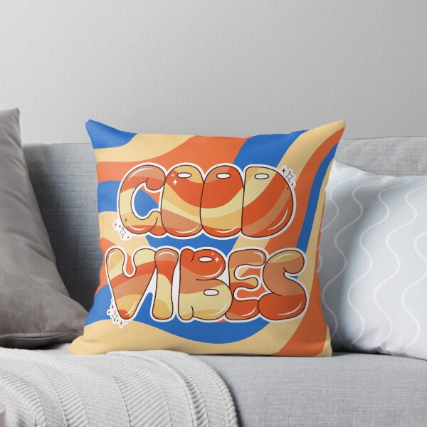 Item preview, Retro groovy postcard. Good vibes. Hand-drawn lettering. designed and sold by creativecornr.