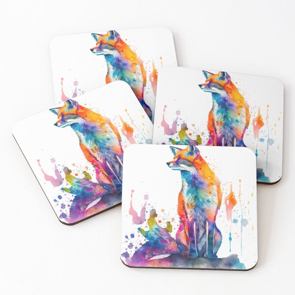 Item preview, Watercolor Fox Art designed and sold by Made4YourWorld.