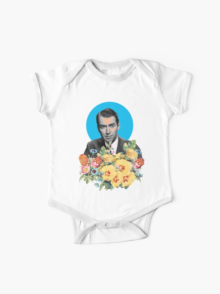 Thumbnail 1 of 2, Baby One-Piece, classic James Stewart portrait designed and sold by Mauswohn.