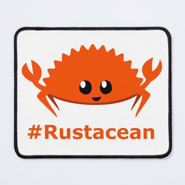 Item preview, Rust Language / Lang Unofficial Mascot - Ferris the crab Rustacean designed and sold by SauravSharma.