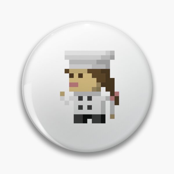 Item preview, Pixel Art Lady Chef | Culinary Expert Design for Foodies and Gamers designed and sold by anycolorart.
