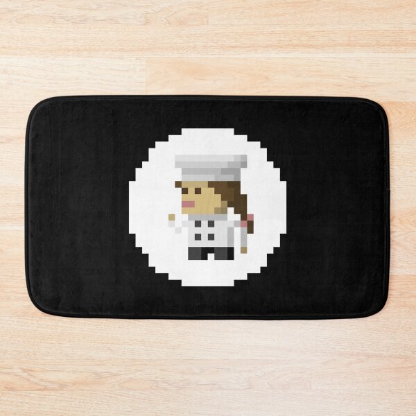 Item preview, Pixel Art Lady Chef | Culinary Expert Design for Foodies and Gamers designed and sold by anycolorart.