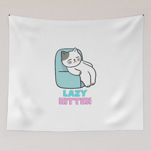 Item preview, Lazy Cat Lazy Kitten designed and sold by evanyart.