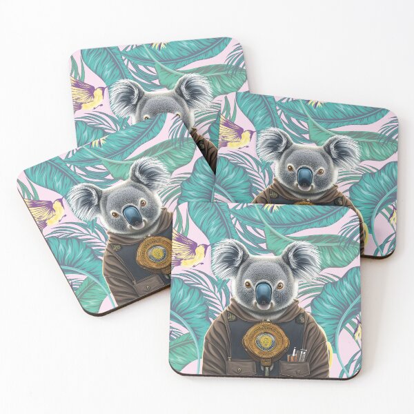 Item preview, Jungle camp, koala, funny bear designed and sold by Mauswohn.