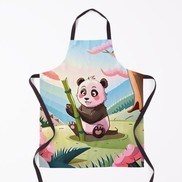 Item preview, Cute Panda Holding Bamboo Stick designed and sold by thetechnopath.